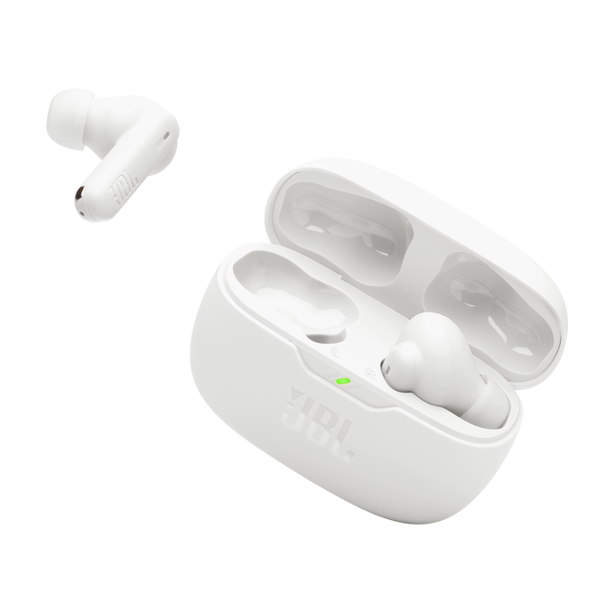 JBL Wave Beam 2 - White - True Wireless Noise Cancelling Earbuds - Detailshot 2 image number null